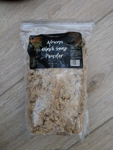 Customer photo review of Black Soap Powder