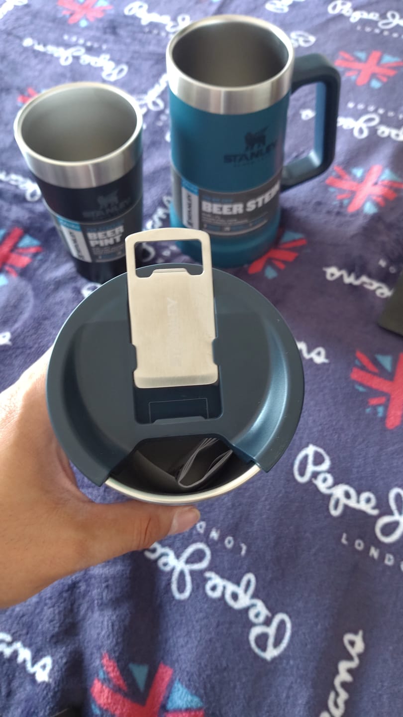 Customer photo review of Stanley Beer Pint