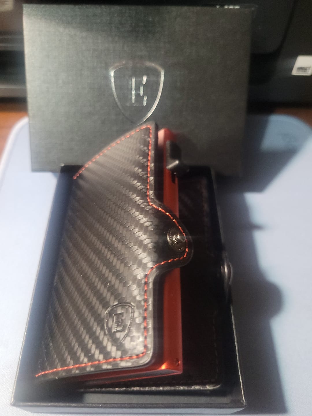 Customer photo review of E - CARBON FIBER RED