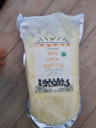 Customer photo review of Premium + Authentic Raw Shea Butter