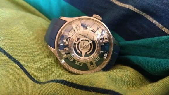 Customer photo review of Bubble Engine Star Ship Automatic Watch