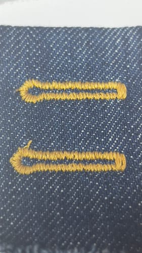 Customer photo review of Electronic Semi-Industrial Buttonholer, Juki #EB-1