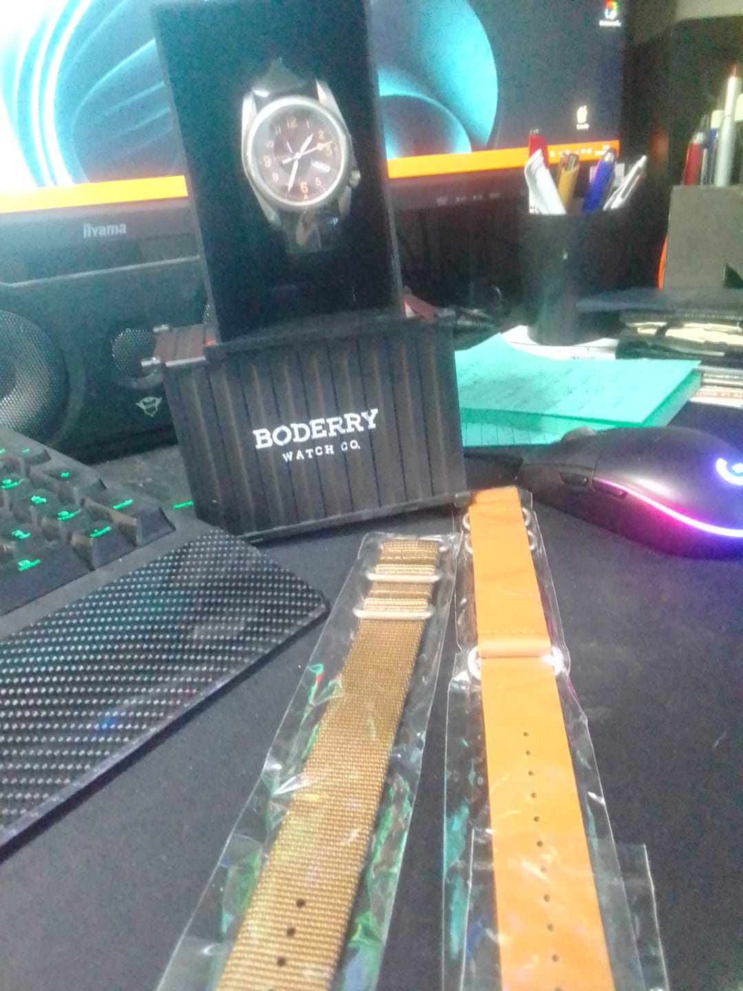 Customer photo review of 22mm Wide Nylon Strap