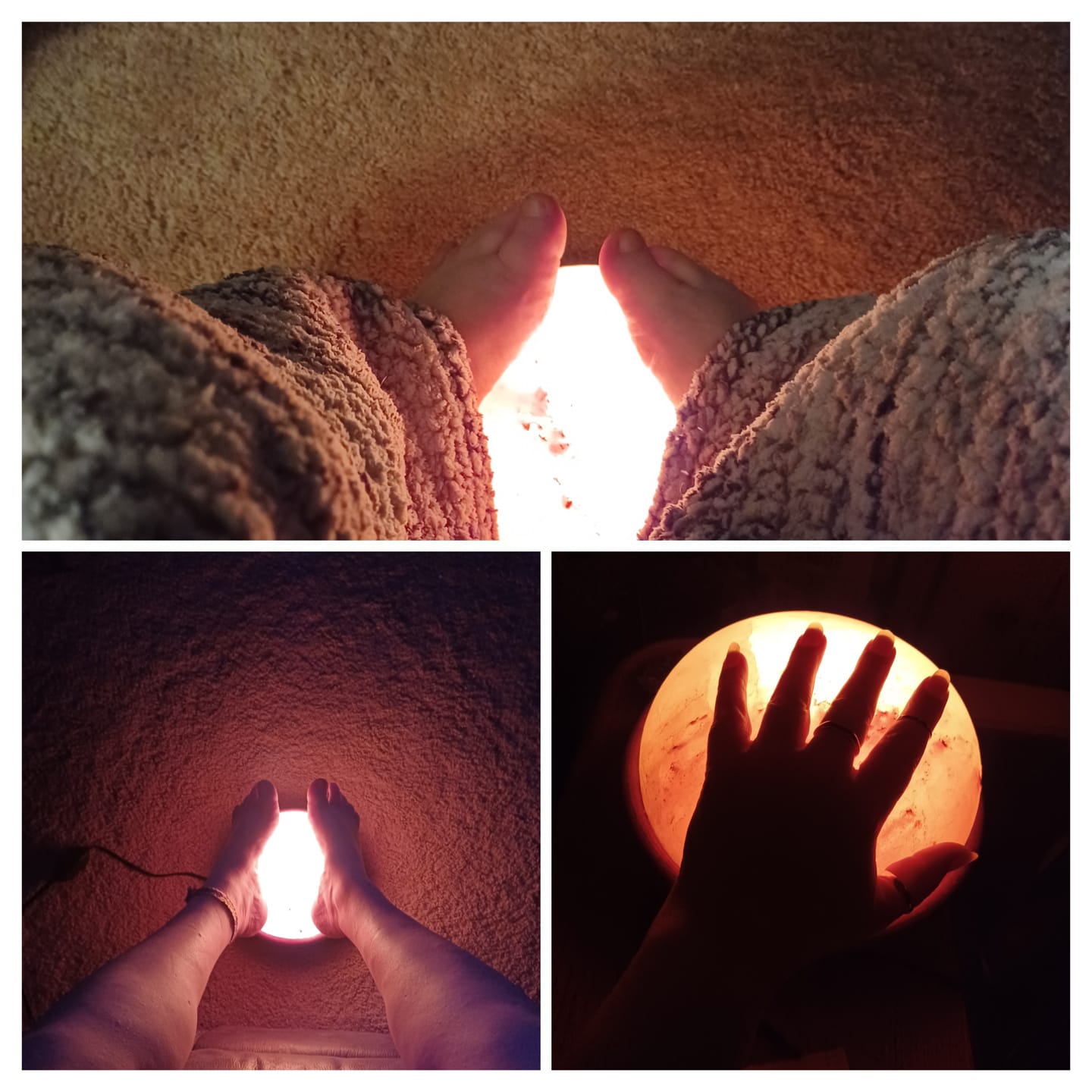 Customer photo review of Himalayan Pink Salt Foot Dome - For Detoxing