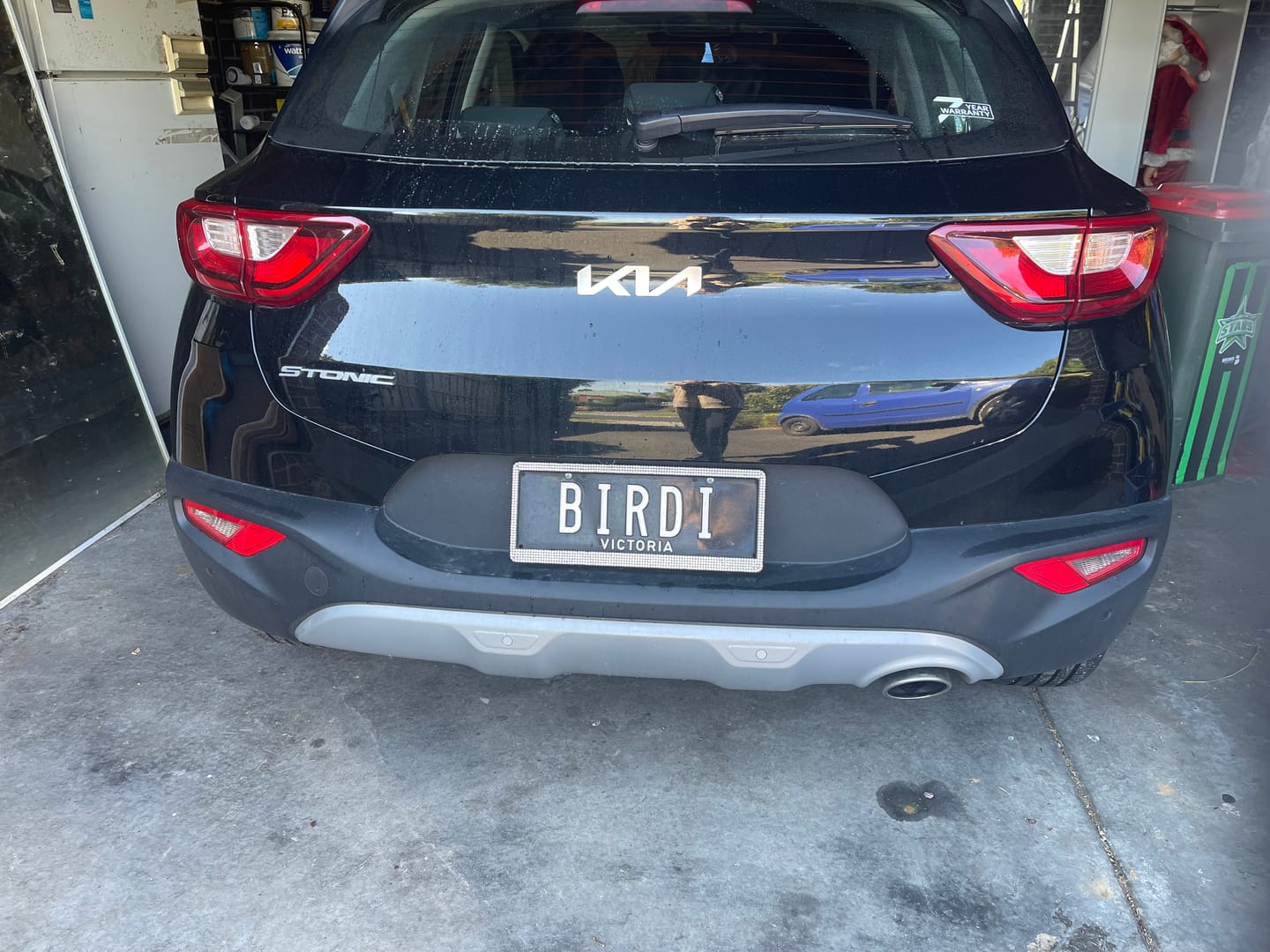 Customer photo review of Bling Number Plate Frames