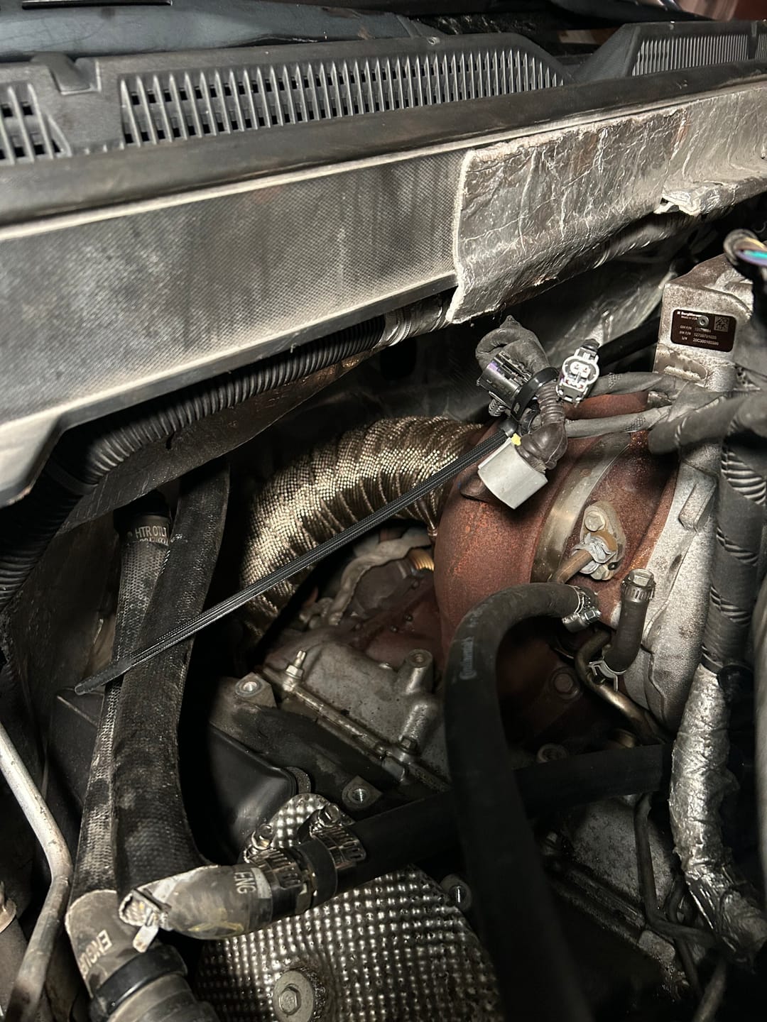 Customer photo review of 2017-2025 Duramax 3.5" Downpipe (L5P-EXH-A004)
