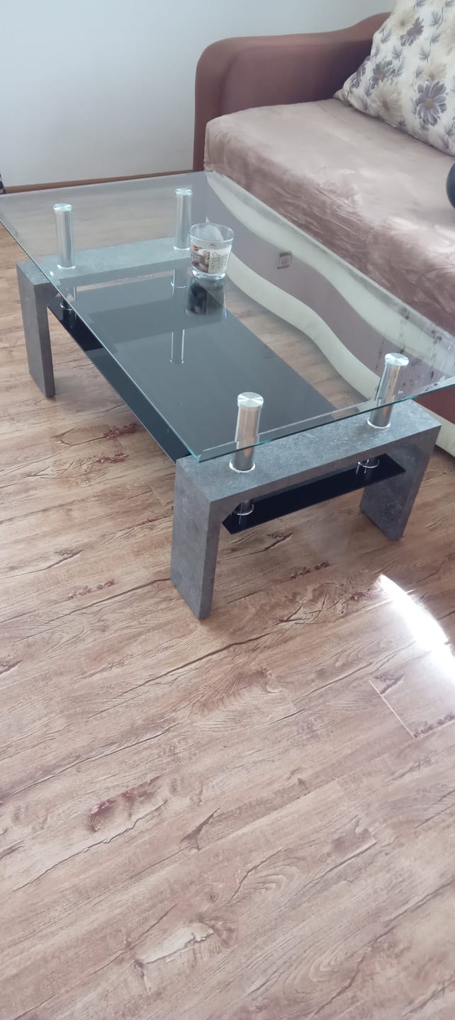 Customer photo review of Masuta DIANA INTRO, transparent/gri beton, 100x60x45 cm