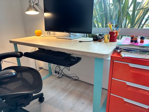 Customer photo review of U Shape Table & Bench Leg | Standard Duty - 0.25 | Powder Coated