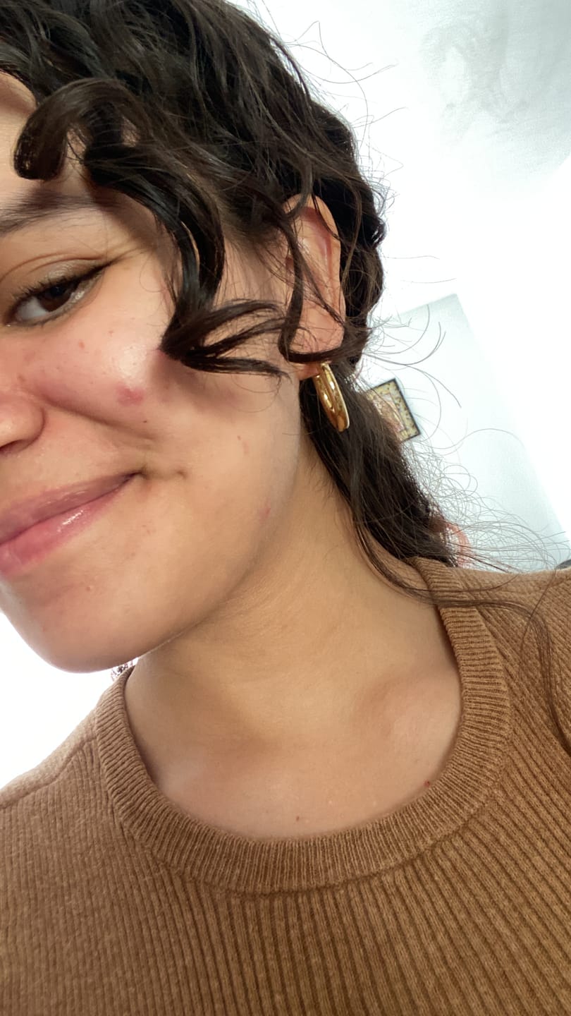 Customer photo review of Aretes Olivia
