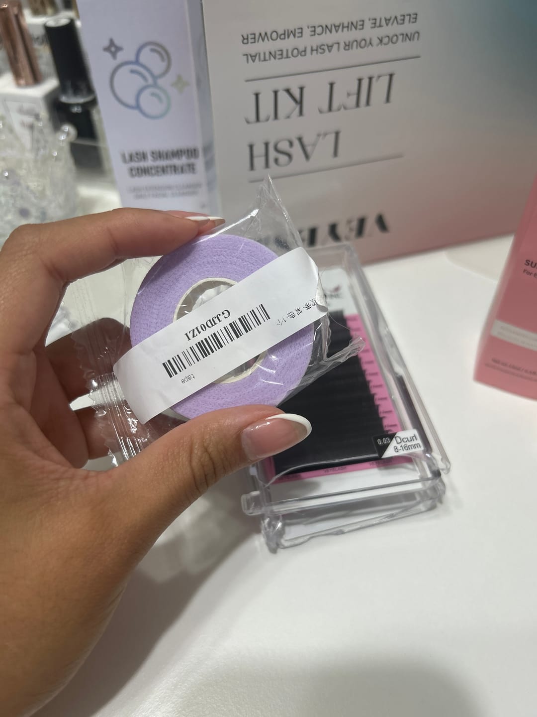 Customer photo review of Eyelash Tapes