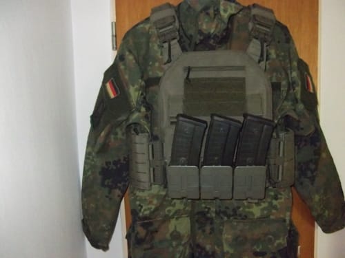 Customer photo review of Plattenträger BRAVO in steingrau- oliv - bis SK4