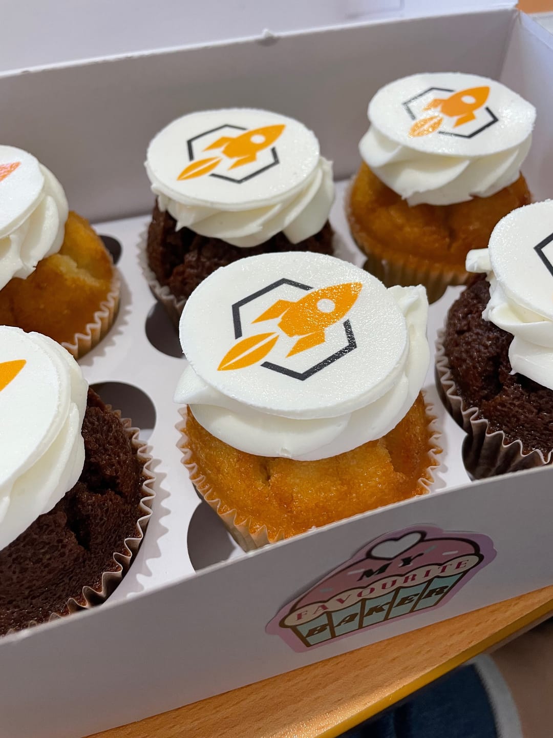 Customer photo review of Custom Cupcakes