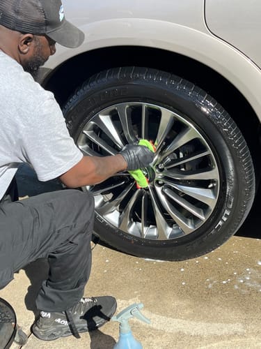 Customer photo review of blue shine™ | best rated tire shine