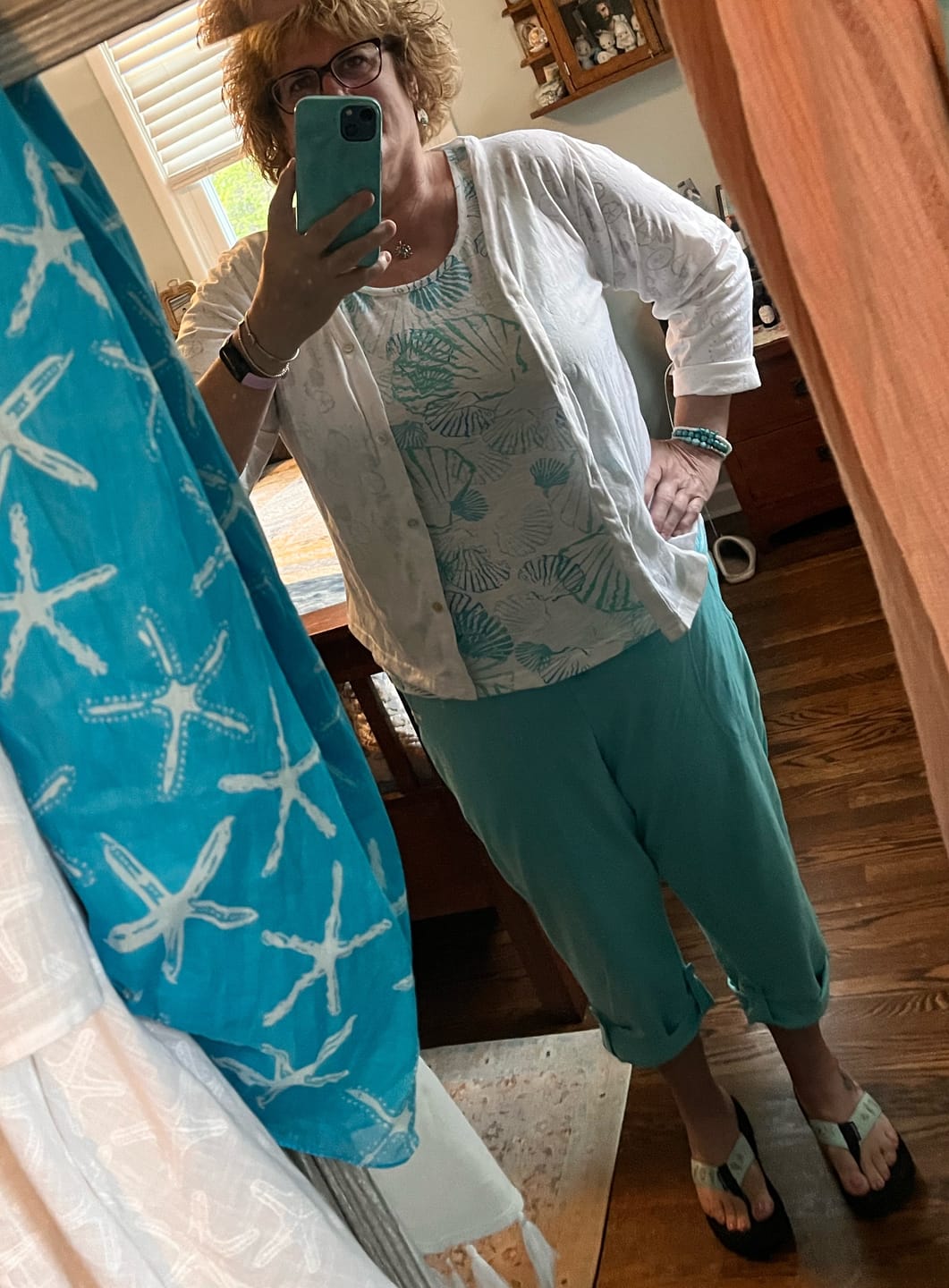 Customer photo review of Classic Beach Cotton Pants