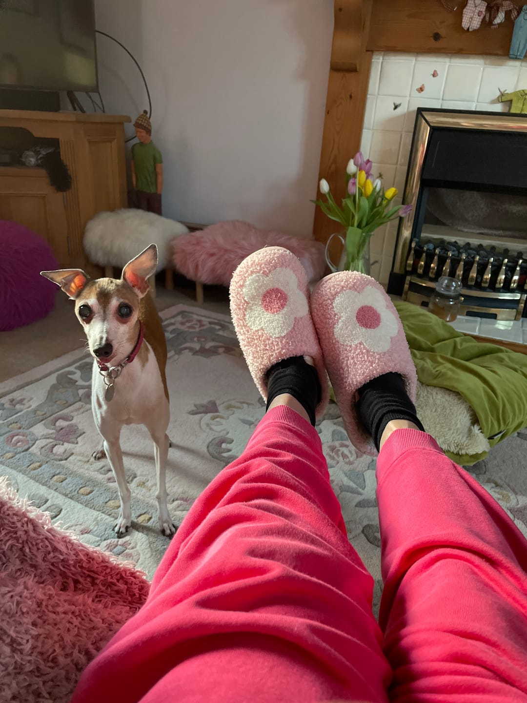 Customer photo review of Bloom Flower Slides Slippers
