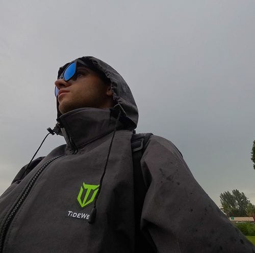 Customer photo review of TideWe Rain Suit, Waterproof Breathable Lightweight Rain Coat & Pant