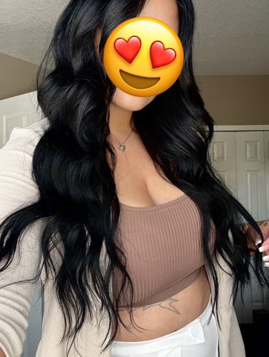 Customer photo review of Weft Hair Extensions Human Hair Weft Solid Jet Black #1