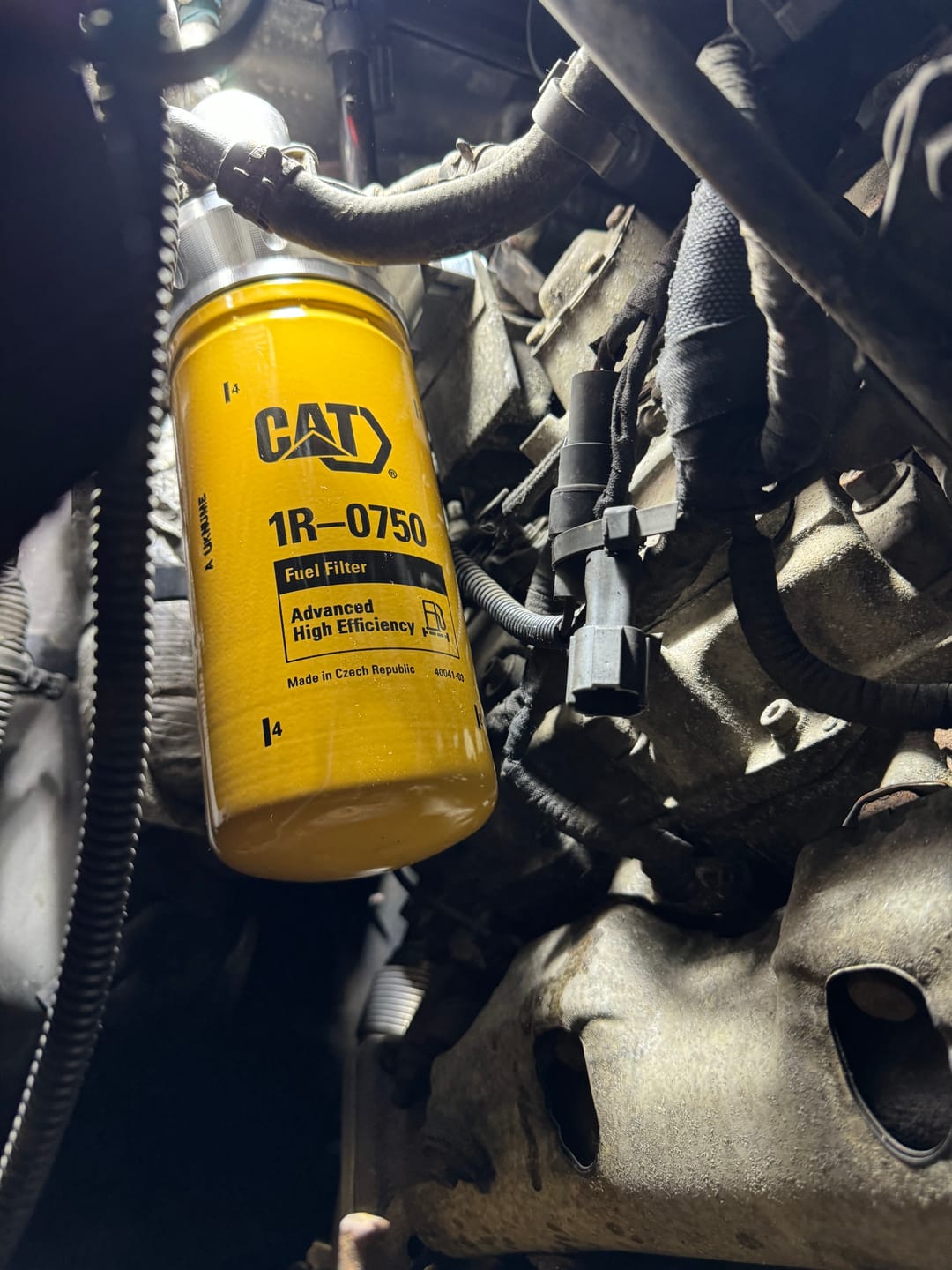 Customer photo review of 2001-2016 Duramax Cat Fuel Filter Adapter (DUR-FUE-A046)