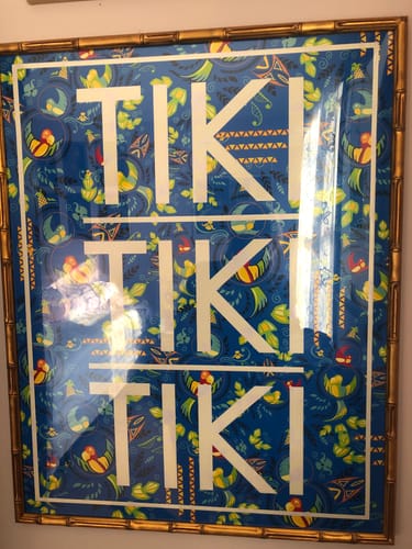 Customer photo review of Tiki Tiki Tiki Room Print