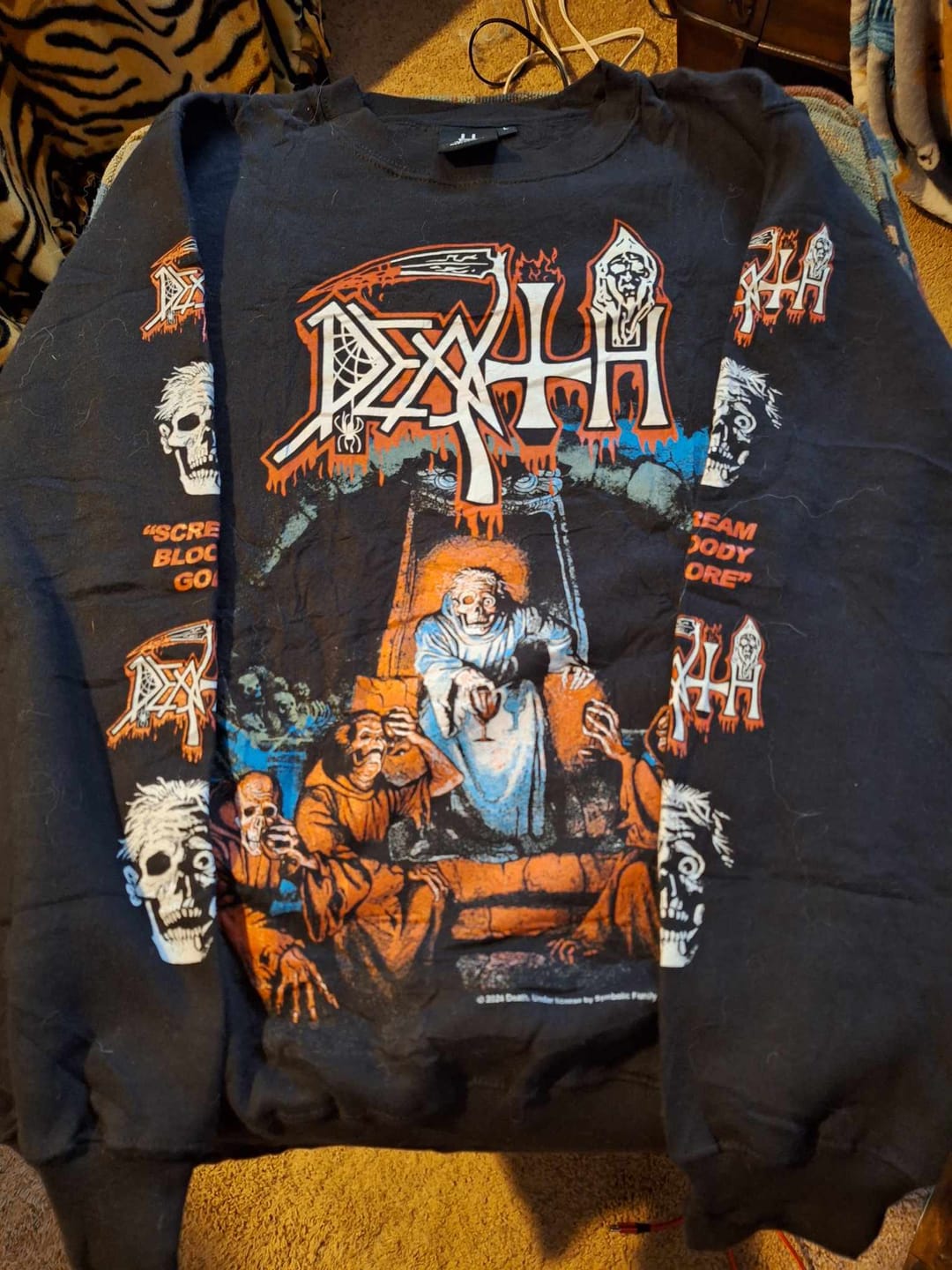 Customer photo review of Death - Scream Bloody Gore - Deluxe Crewneck