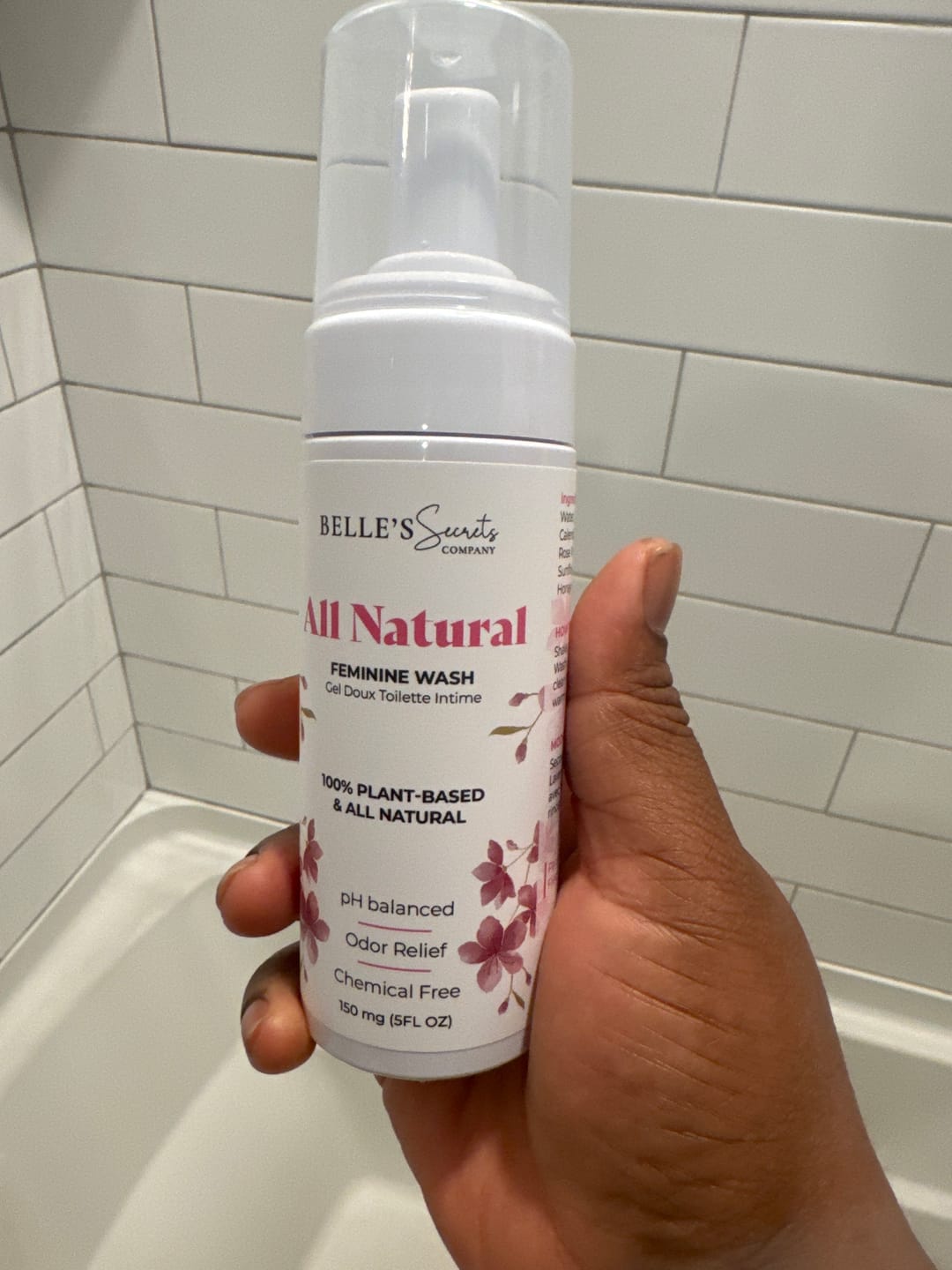 Customer photo review of Natural Yoni Wash