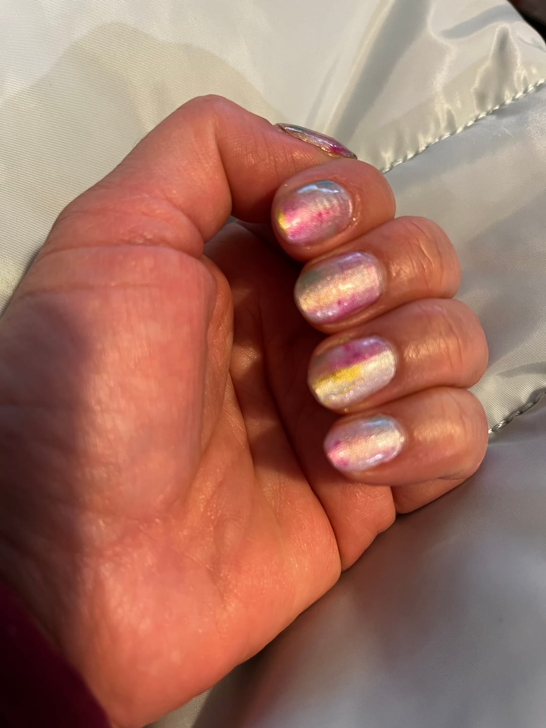Customer photo review of Turmalina Sandía | Stickers de Esmalte