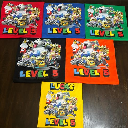 Customer photo review of Custom DTF Gang Sheet 22 x 200