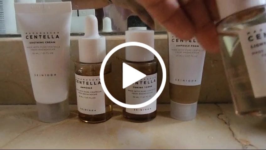 Customer video review of SKIN1004 - Madagascar Centella Travel Kit | Kit Hidratante y Calmante
