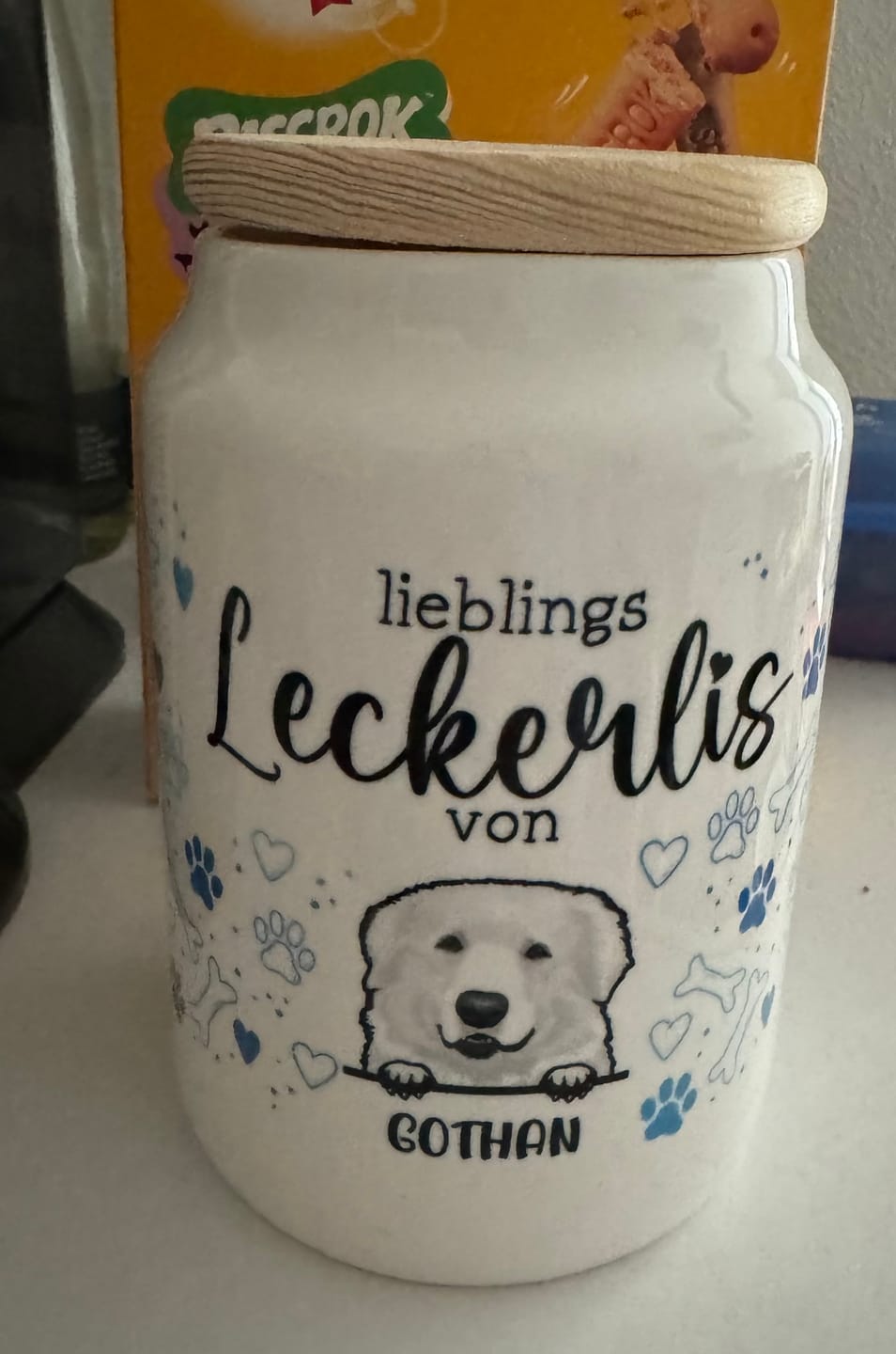 Customer photo review of Lieblings Leckerli - Individuelle Leckerlidose