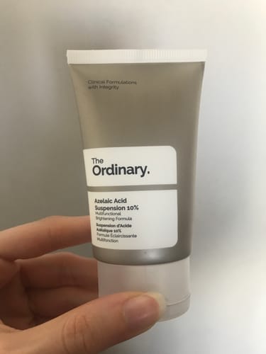 Customer photo review of Azelaic Acid 10% Suspension Brightening Cream