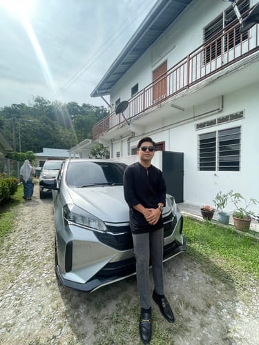 Customer photo review of Penny Loafer Horsebit Buckle - Black Leather (Crepe Sole)