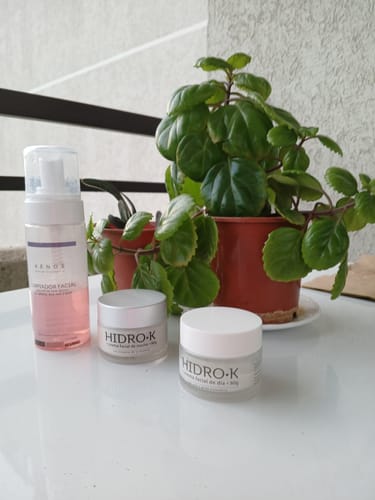 Customer photo review of Pack Hidro-K Día, Hidro-K Noche, Limpiador Facial