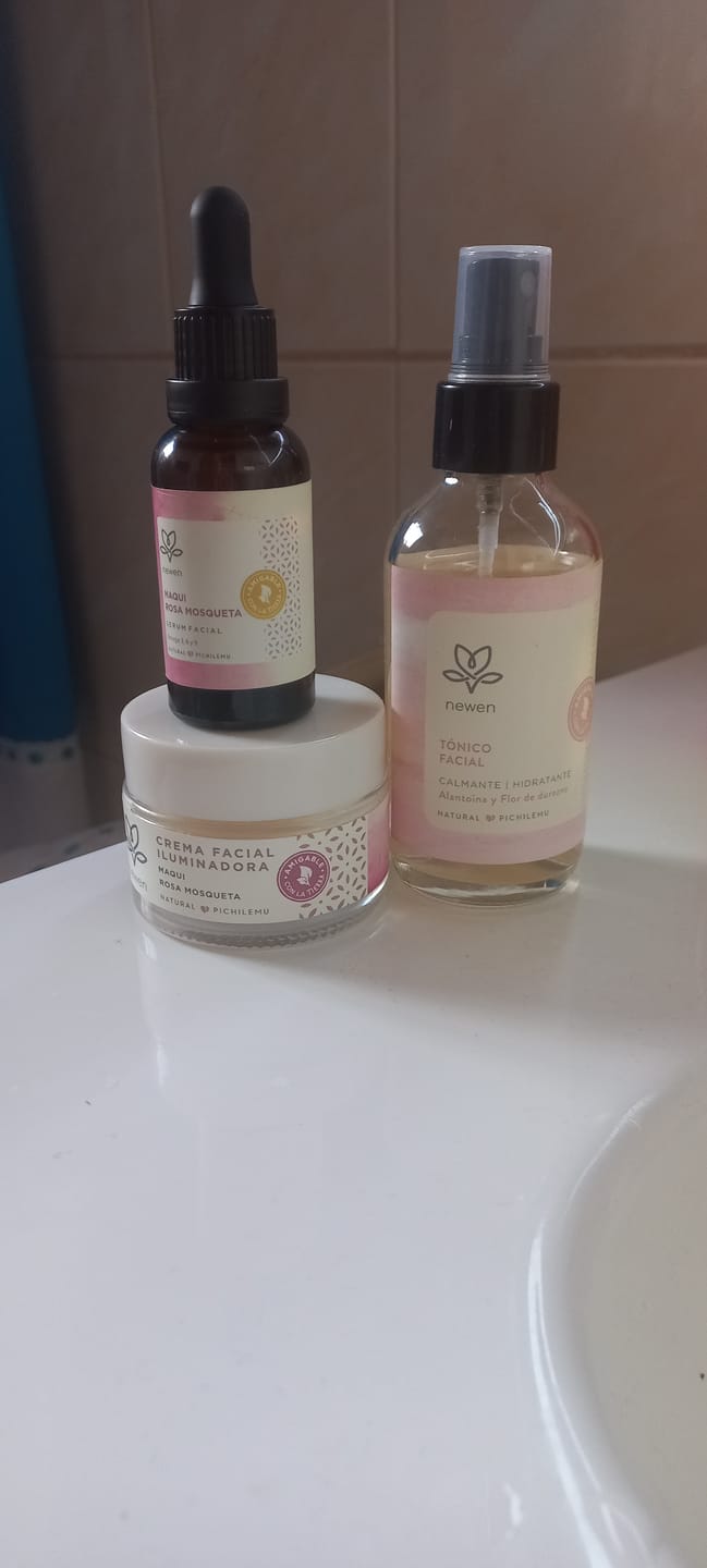 Customer photo review of Rutina de skincare Inicia