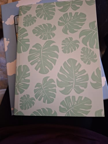 Customer photo review of Monstera - A5 Paperback Notebook