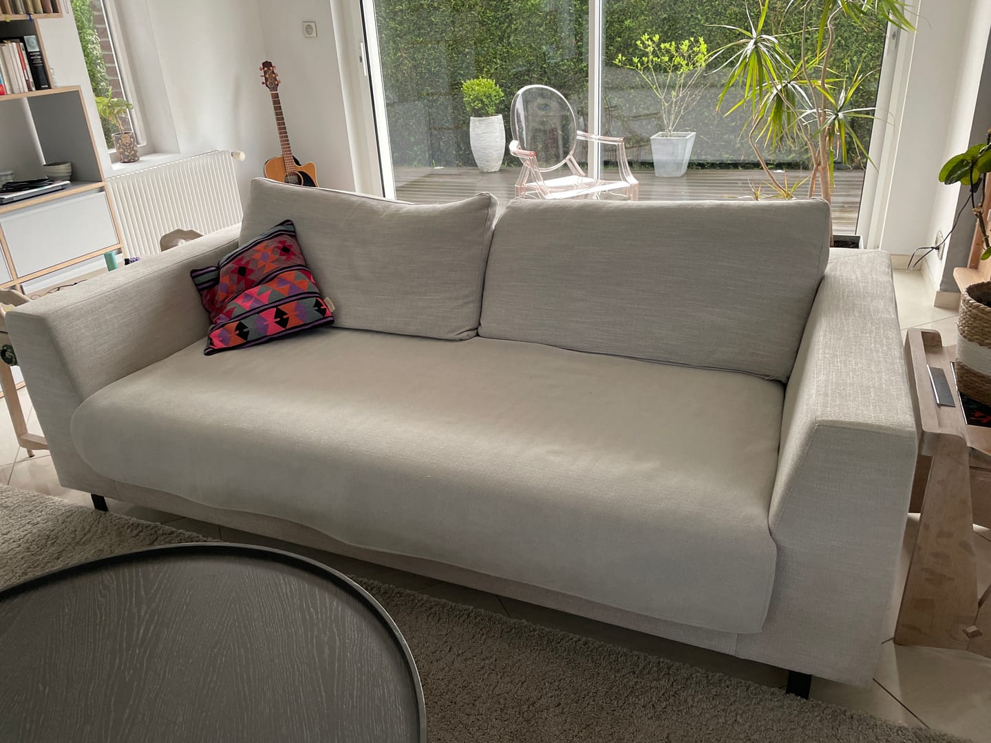 Customer photo review of Protège-Canapé Luxueux en Chenille Herringbone