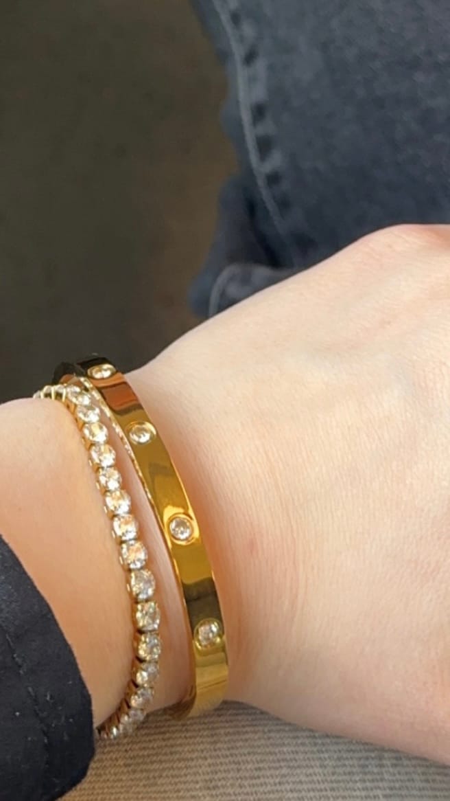 Customer photo review of Luxury Armband | 18K vergoldet