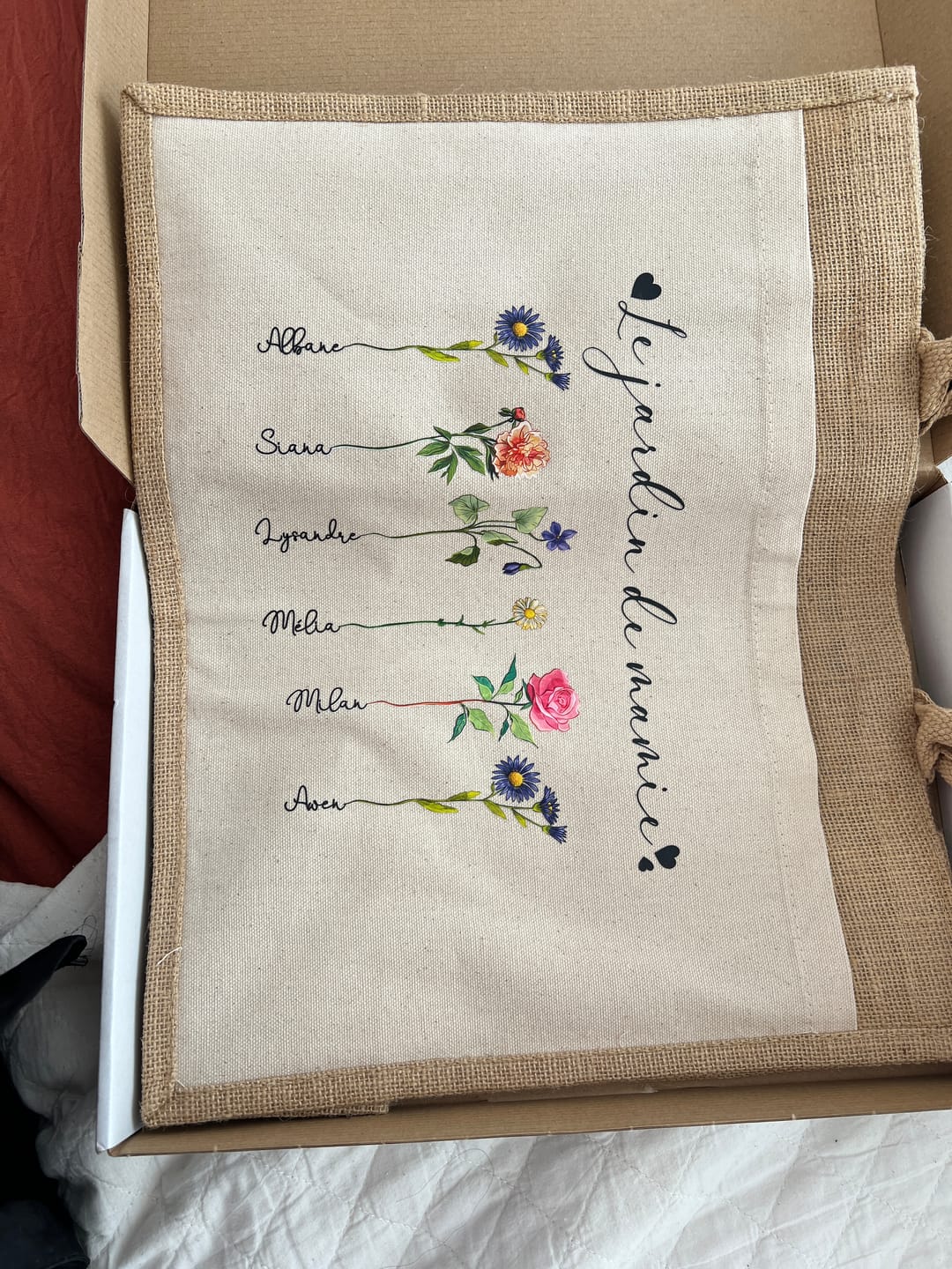 Customer photo review of Le jardin de mamie - Grands-parents-Sac