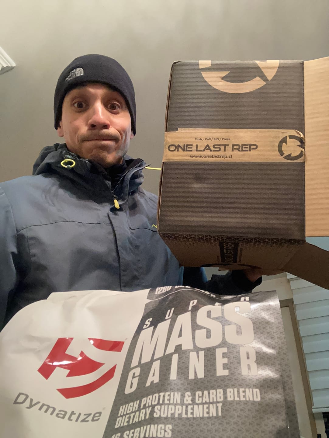 Customer photo review of Dymatize Super Mass Gainer Ganador de Masa 12 Lb