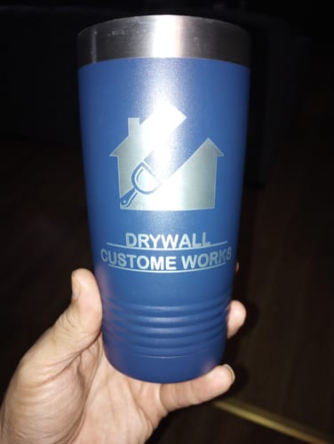 Customer photo review of (6) Custom Laser Engraved - 20oz Tumblers