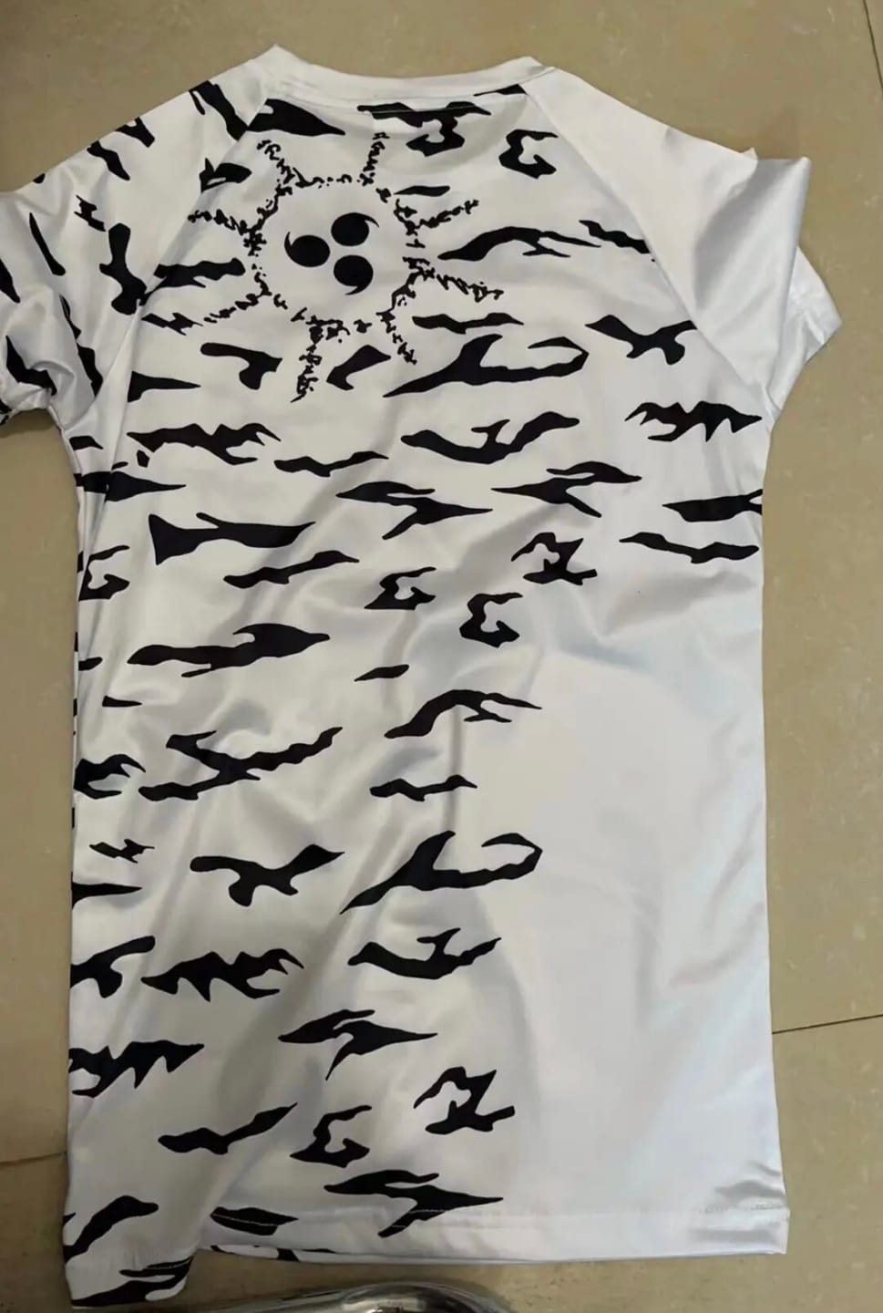 Customer photo review of Curse Mark Compression T-Shirt