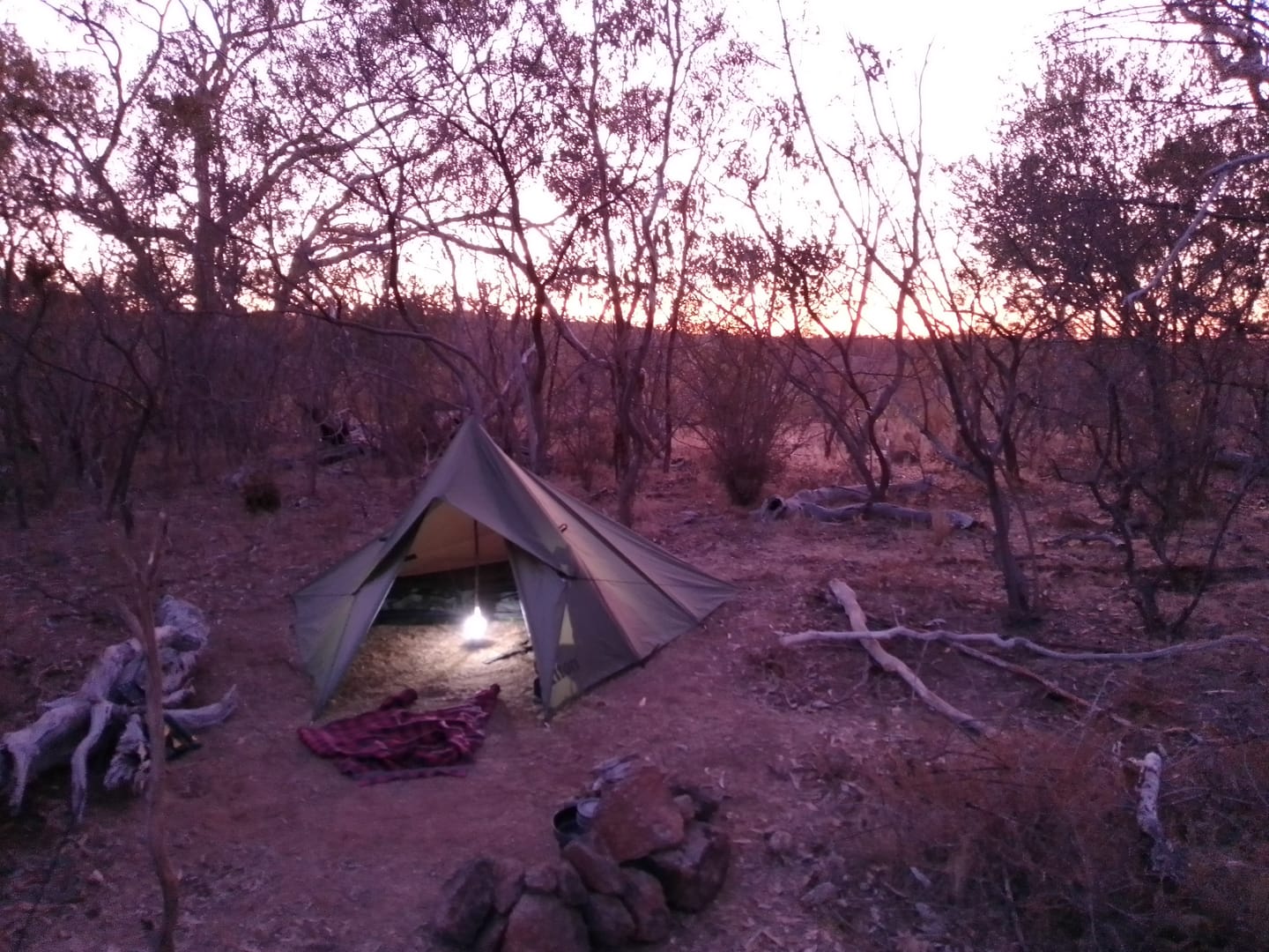 Customer photo review of 3m x 3m Lightweight Tarp
