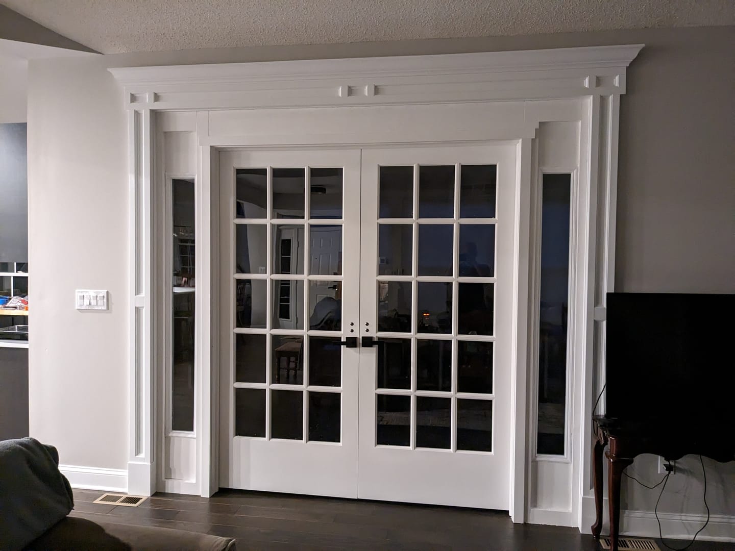 Customer photo review of Clear 1 Lite Glass and Frame Kit (Full Sidelite)