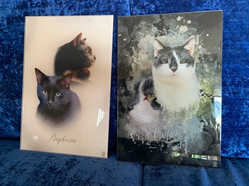 Customer photo review of Öl Pawtrait