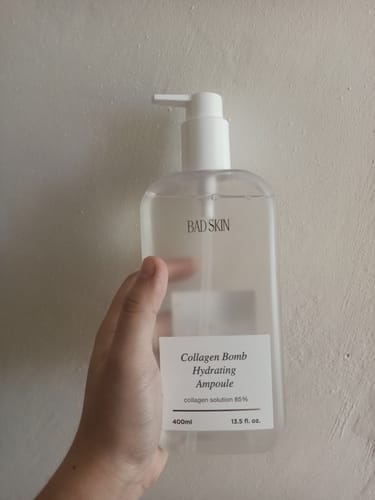 Customer photo review of Bad Skin™ Korean Collagen Bomb Hydrating Ampoule