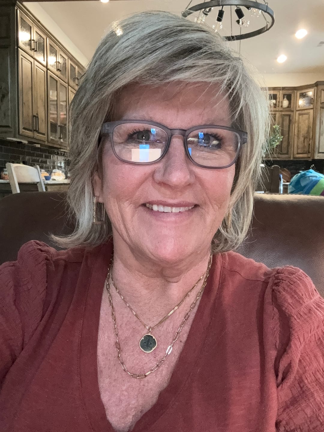 Customer photo review of Extended Paperclip Necklace