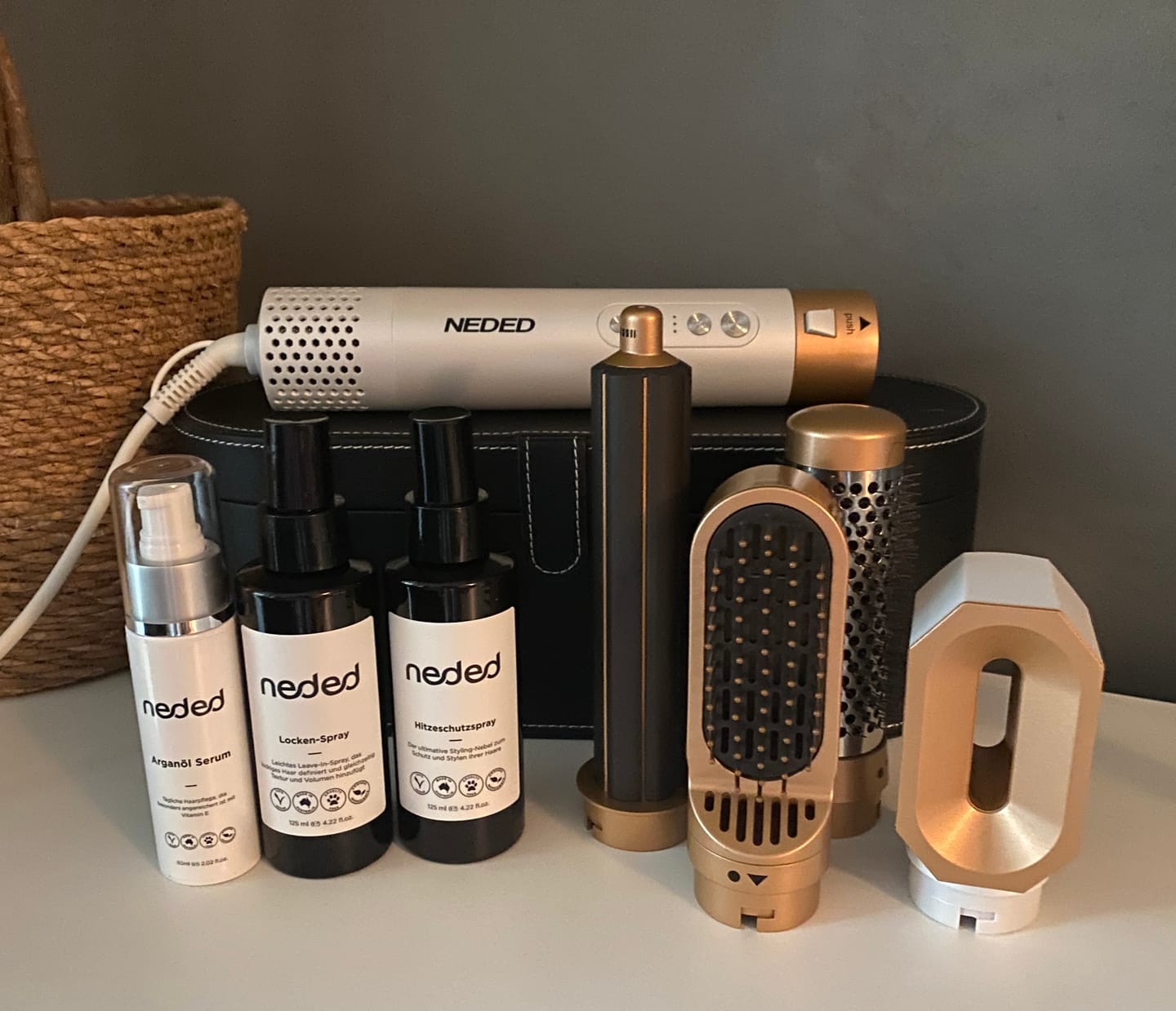 Customer photo review of Hitzeschutzspray