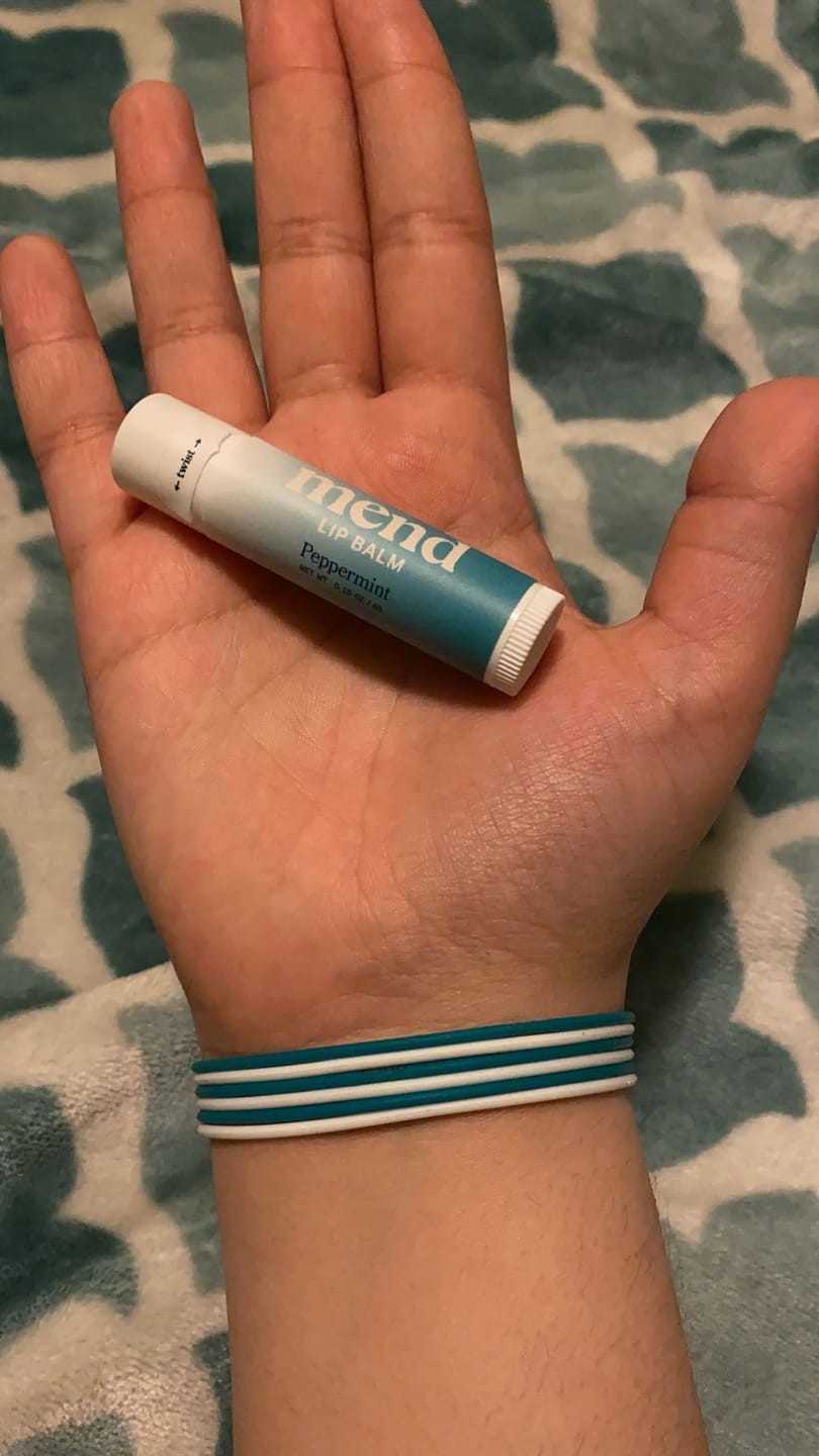 Customer photo review of Peppermint Lip Balm