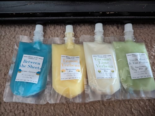 Customer photo review of Squeezable Wax Melt Themed Sampler Box (3oz)
