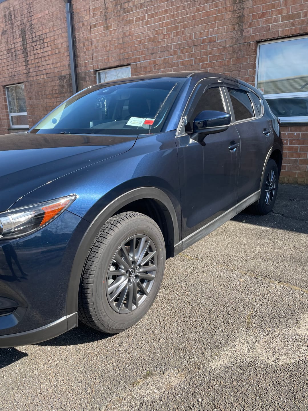 Customer photo review of 2017-Up Mazda CX-5 Window Visors Wind Deflectors Rain Guards