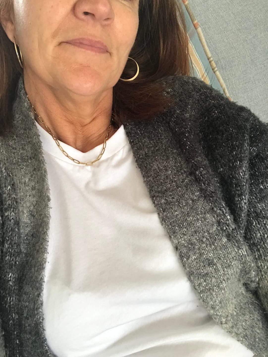 Customer photo review of Paperclip Necklace
